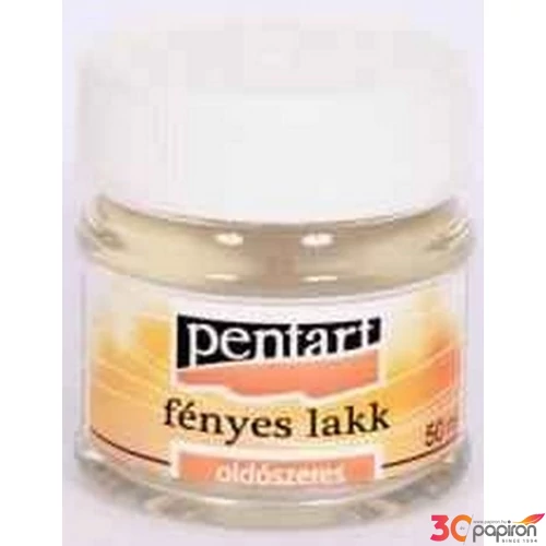 Fényes lakk oldószeres 50ml Pentart 9409