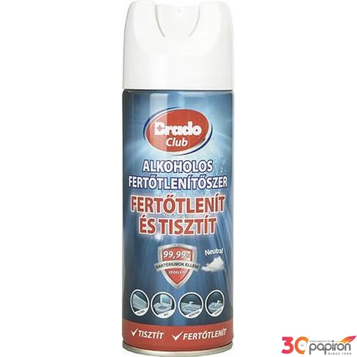 Fertőtlenítő spray 400ml BRADOCLUB neutral 