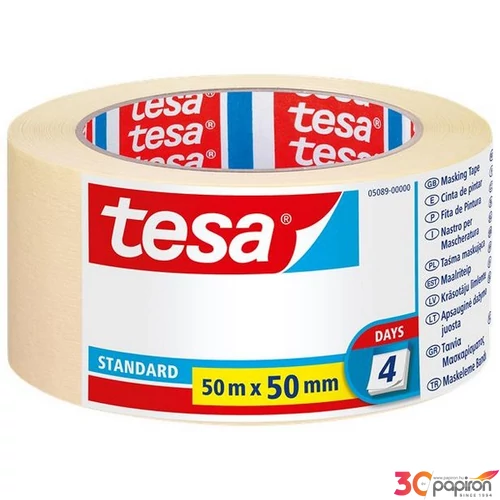 Maszkolószalag  TESA Standard 5089 50mm x 50m maszkolószalag 05089-00000-02