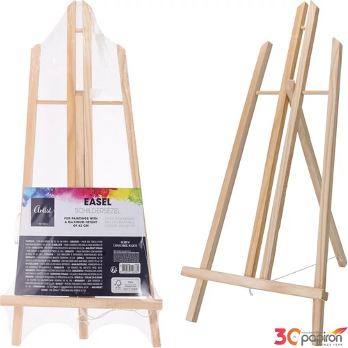 Festőállvány fa 50cm '23 50x42 a keret szélessége kpm