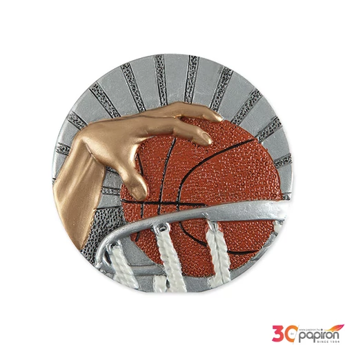 Plakett műgyantából FG323D 7cm-es korong