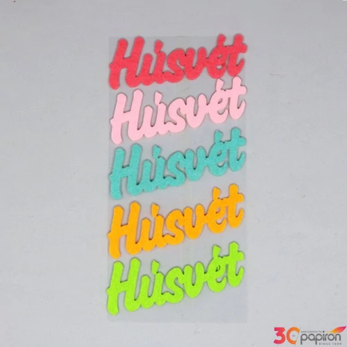 Filc felirat - Húsvét 5db/csomag, vegyes szín