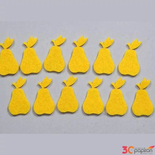 Filcfigura - Mini körte (12db/cs)