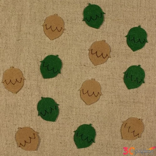 Filcfigura - Mini mogyoró (12db/cs)