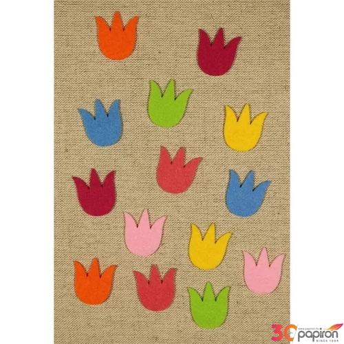 Filcfigura - Tulipánfej mini (14db/cs)