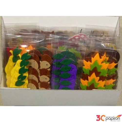 Filcfigura - vegyes csomag ősz-halloween 50 csomag
