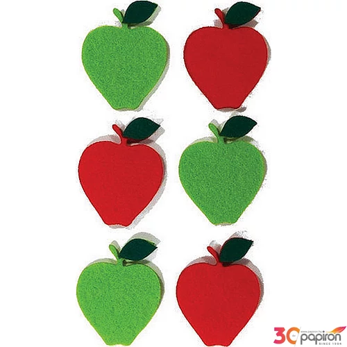Filcfigura - alma kb. 5cm- 6db csomag