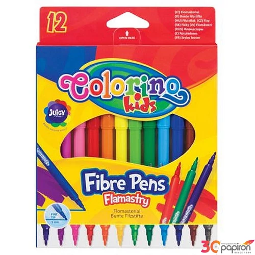 Filckészlet Colorino kids Fibre Pens marker, filctoll 12db-os 14588PTR Kifutó termék !