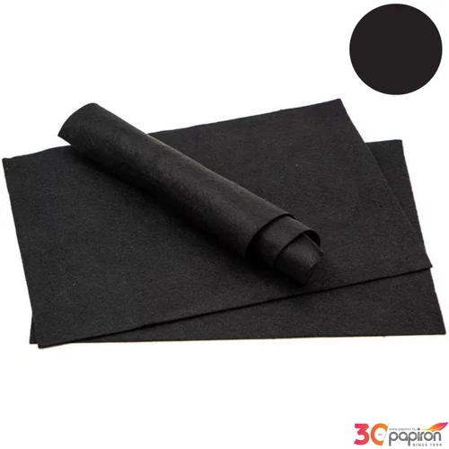 Filclap 40x50cm 3mm fekete