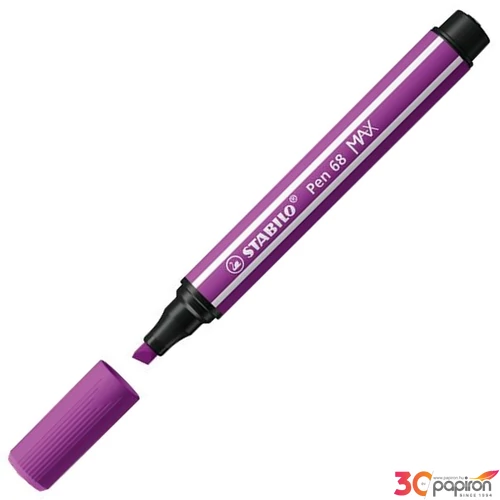 Filctoll 1-5mm Stabilo vágott hegy, Pen 68 MAX, lila TST76858