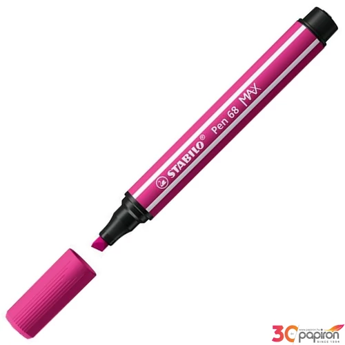 Filctoll 1-5mm Stabilo vágott hegy,Pen 68 MAX, pink TST76856