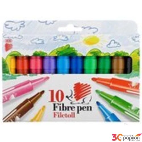 Filctoll 10-es készlet Süni 1-3 mm filckészlet marker, filctoll gyerekeknek