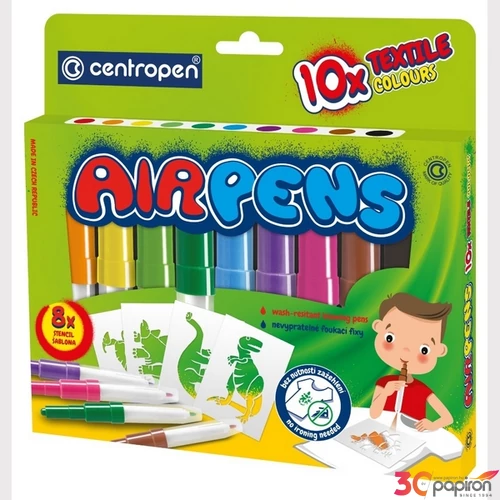 Filctoll 10 készlet Blo Pens fújós textil filctoll - STANDARD Colours marker, filctoll 10+8 Blo Pens készlet