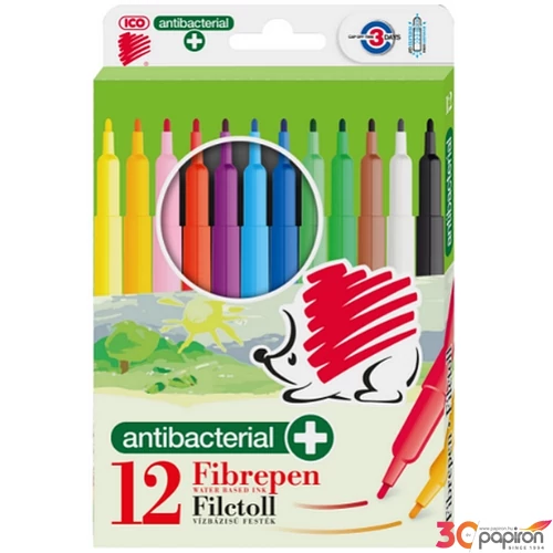 Filctoll 12-es készlet Süni ICO 300 antibakteriális rostiron