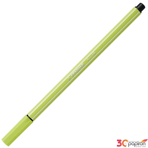 Filctoll 1mm Stabilo Pen 68, limezöld TST68141