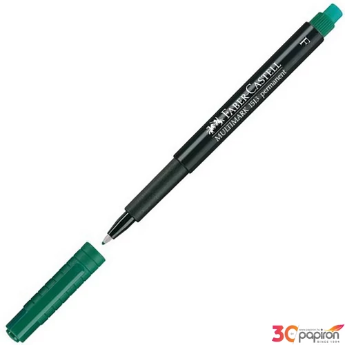 Faber-Castell alkoholos filc 1513 F fóliaíró filc, 0,6mm zöld 151363