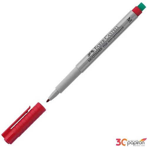 Faber-Castell filctoll, marker 1526 M fóliaíró filc piros 1mm rostiron 152621