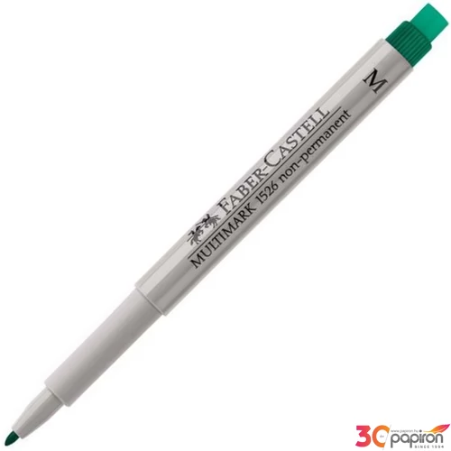 Faber-Castell filctoll, marker 1526 M fóliaíró filc zöld 1mm rostiron 152663