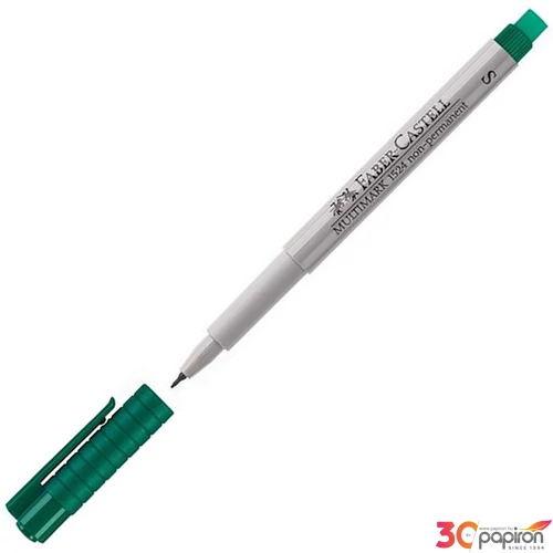 Faber-Castell filctoll, marker 1524 S fóliaíró filc zöld 0,4mm rostiron 152463