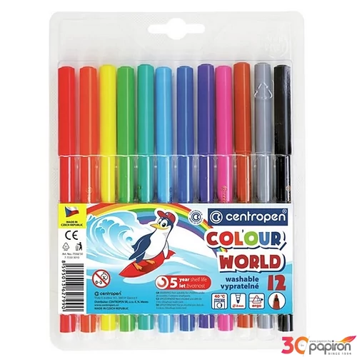 Filctoll COLOUR WORLD 12 db-os készlet 