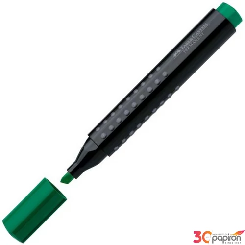 Faber-Castell alkoholos filc Grip 1503 vágott hegyű zöld 150363