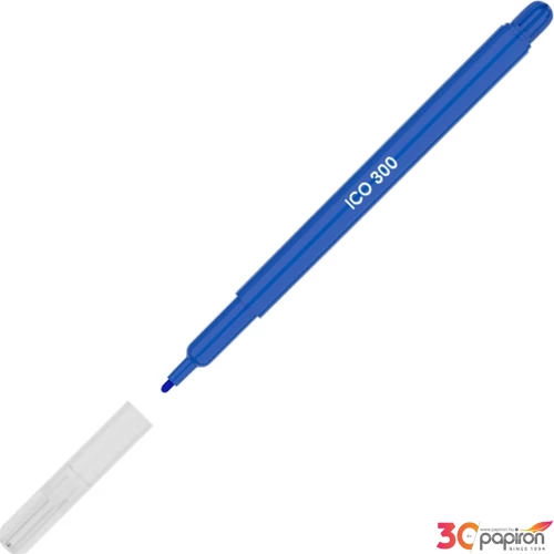 Filctoll ICO 300 kék 1mm vízbázisú filctoll marker, filctoll gyerekeknek