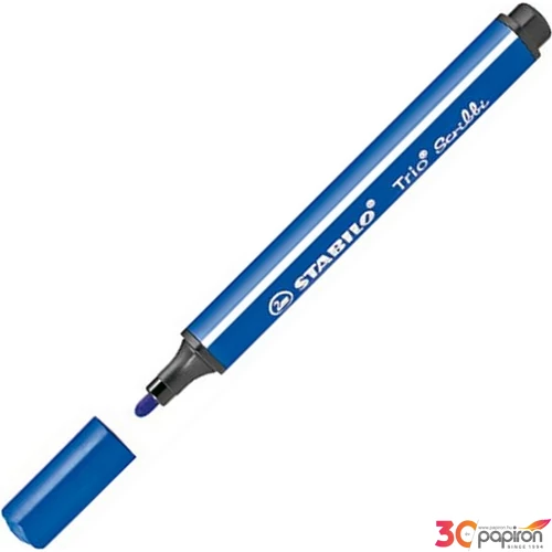Filctoll kék Stabilo Trio Scribbi 1,5-2mm-es rugós hegyű Írószerek STABILO 368/932