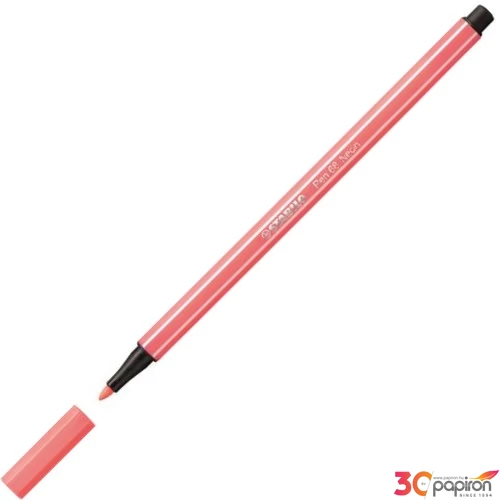 Filctoll neon piros Stabilo Pen 68/040, 1mm-es Írószerek STABILO 68/040