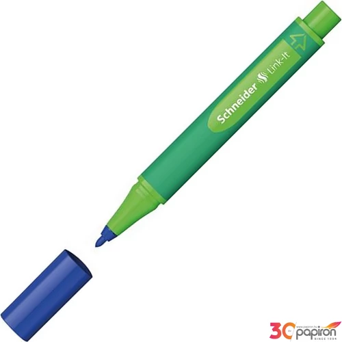 Filctoll kék Schneider Link-it 1mm összeilleszthető rostiron Írószerek SCHNEIDER 192003