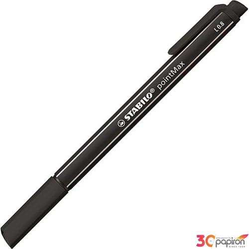 Filctoll fekete Stabilo Point Max 488/46 0,8mm-es Írószerek STABILO 488/46