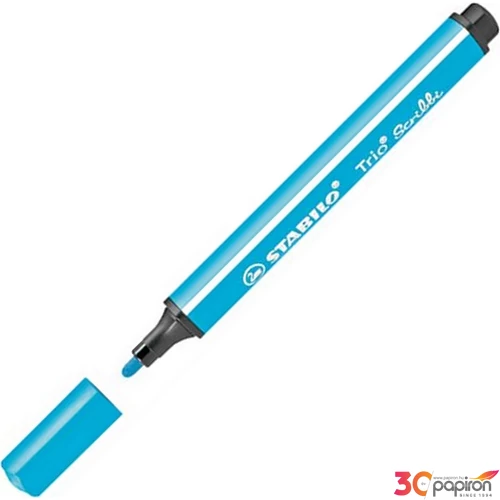 Filctoll világoskék Stabilo Trio Scribbi 1,5-2mm-es rugós hegyű Írószerek STABILO 368/957