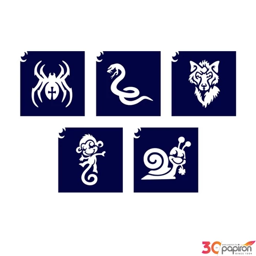 Fiús sablon szett 5 db-os