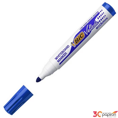 Flipchart- és táblamarker 1,4mm kúpos BIC" Velleda ecolutions" kék