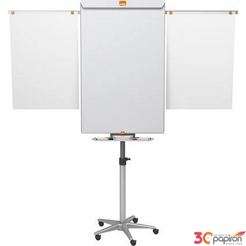 Flipchart fehértábla Nobo NanoClean 70x100 mágneses felület, mobil Prezentáció NOBO 1901920