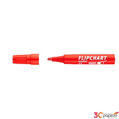 Artip 11 marker piros 3mm kerek hegyű flipchart marker ICO táblamarker