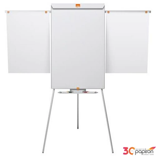 Flipchart tábla mágneses felület 2db segédkarra NOBO Essentials fehér