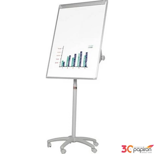 Flipchart fehértábla Victoria 70x100 mágneses felületű, mobil kerekes Prezentáció VICTORIA EA4806175