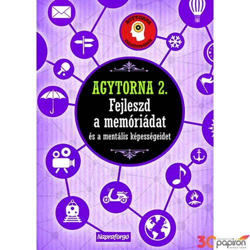Foglalkoztató füzet Agytorna 2 Fejleszd a memóriádat és a mentális k.