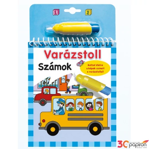 Foglalkoztató füzet Varázstoll-Számok Napraforgó könyvek