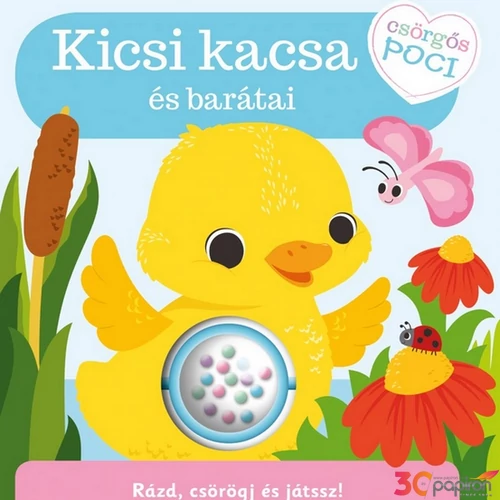Foglalkoztató könyv Csörgős poci - Kicsi kacsa és barátai Napraforgó könyvek