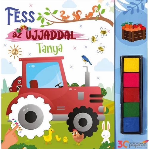 Foglalkoztató könyv Fess az ujjaddal-Tanya Napraforgó könyvek