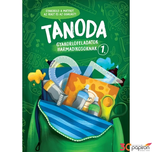 Foglalkoztató könyv Tanoda-Gyakorlófeladatok harmadikosoknak Napraforgó könyvek