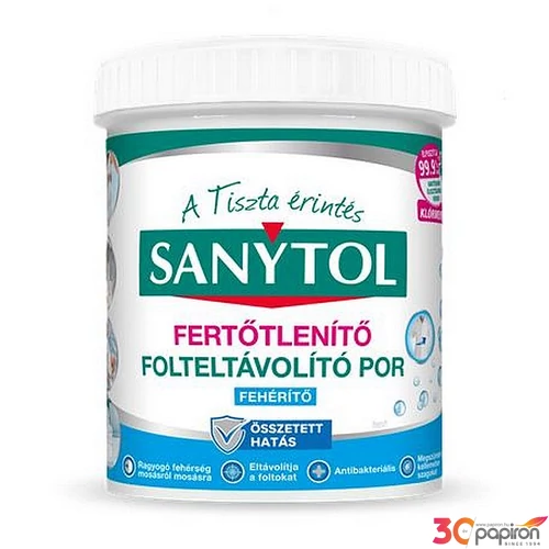 Folteltávolító-és fertőtlenítő por 450g SANYTO fehér ruhákhoz
