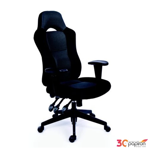 Főnökiszék Mayah Racer fekete-szürke-borítás BBSZVV21