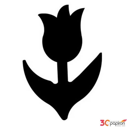 Formalyukasztó 25mm tulipán 1 dekorgumi