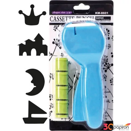 Formalyukasztó szett 10mm PD Creative, 4féle minta, KM8601 Kreatív formalyukasztó szett PD