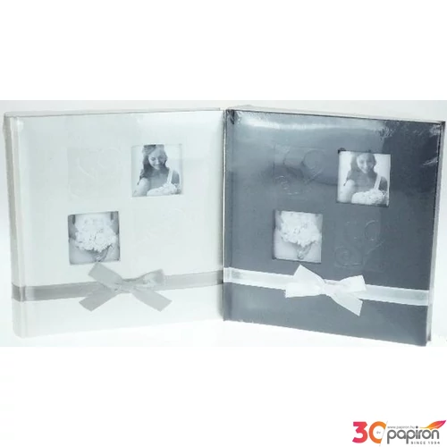Fotóalbum esküvői 10x15cm 200férőhelyes ablakos fekete színben [5999047359439] KD46200MA K2597 Black