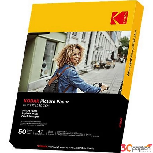 Fotópapír tintasugaras A4 230g fényes KODAK Fine Art