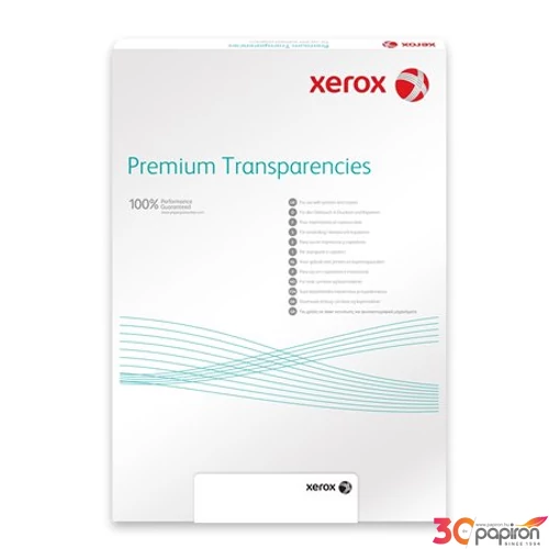 Írásvetítő fólia A4 XEROX színes lézernyomtatóba, víztiszta 50lap Prezentáció XEROX 003R98205