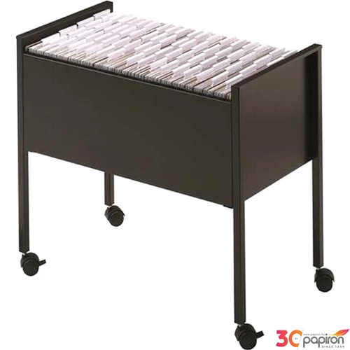 Függőmappa-állvány Economy görgős, DURABLE, fekete DB309501